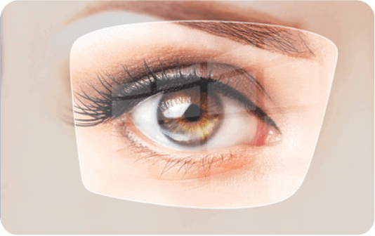 Lente con Antirreflejo en el Ojo