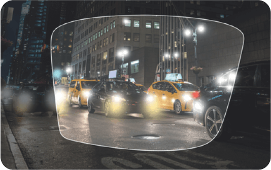 Visión Nocturna sin Antirreflejo